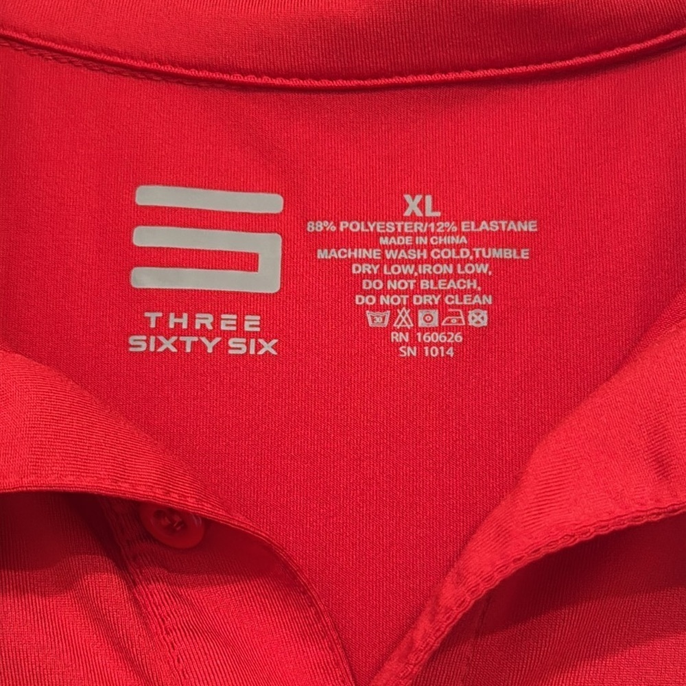 Men's | Red | Polo Shirt | Size XL - Picture 3 of 6